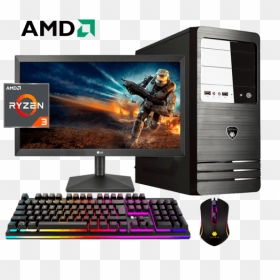 Computadora Ryzen 3, HD Png Download - computadora png