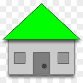 Home Icon - Clipart Triangle Roof, HD Png Download - home icon vector png