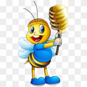 Png Bee Animation , Png Download - Clip Art Of Honey Bee, Transparent Png - animation png