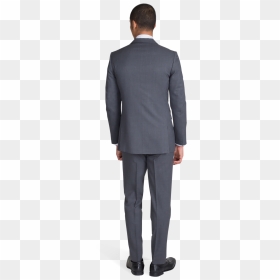 Png Man Grey - Men Suit Png Back, Transparent Png - suit and tie png