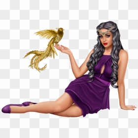 Transparent Pregnant Witch Clipart - Girl 3d Png, Png Download - mujeres png