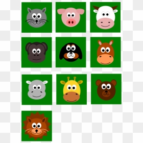 Animal Faces - Portable Network Graphics, HD Png Download - kawaii faces png