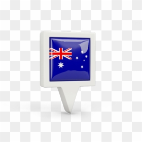 Square Pin Icon - Australia Flag Pin Icon Png, Transparent Png - australian flag png