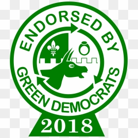 Green Dems 2018 Endorsement High-res Color - Clip Art, HD Png Download - guitar icon png