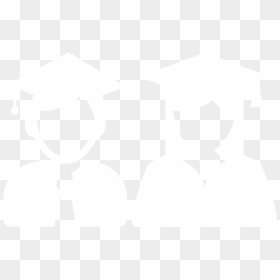 Icon Student - White Students Png Icon, Transparent Png - student icon png