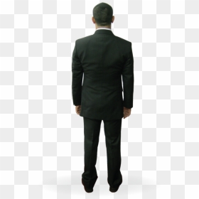 Transparent Bow Tie Suit Clipart - Man In Suit Back Png, Png Download - suit and tie png