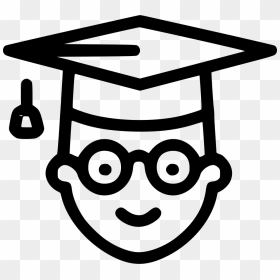 Graduate Clipart University Student - Smile Student Icon Png, Transparent Png - student icon png