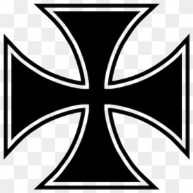 Iron Cross Sticker, HD Png Download - maltese cross png
