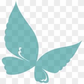 Teal Butterfly Clip Art - Pastel Butterfly Clipart, HD Png Download - butterfly vector png