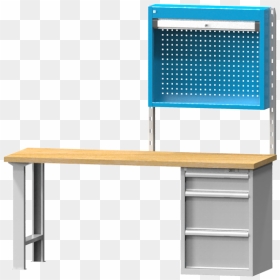 Cabinet With Roller Shutter Between Columns - Computer Desk, HD Png Download - shutter png
