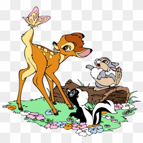Bambi With Butterfly On Tail, HD Png Download - bambi png