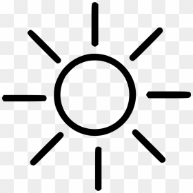 Light Sun Shine Brightness Settings - Brightness Icon No Background, HD Png Download - sun shine png