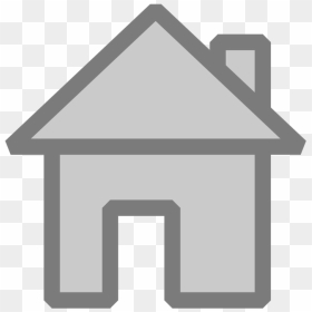 Angle,house,symbol - Clip Art Home Icon, HD Png Download - house symbol png