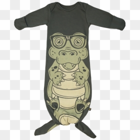 Electrik Kidz Knotted Gown Aligator - Monkey, HD Png Download - aligator png