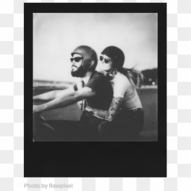 Polaroid Black And White Film Itype, HD Png Download - film frame png