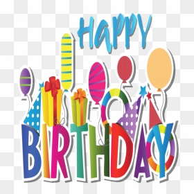 Download Line Birthday Free Clipart Birthday Clip Art - Transparent Background Happy Birthday Clip Art, HD Png Download - birthday clipart png