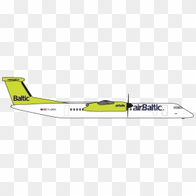 Dh4 Air Baltic, HD Png Download - airplane vector png