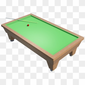 Pool Table 2 3d View - Billiard Table, HD Png Download - pool table png