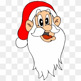Clip Art Cliparts Natal Com Barba - Cartoon Best Pictures Of Santa, HD Png Download - barba png