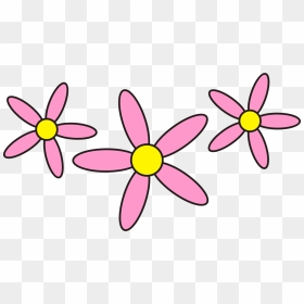 Transparent Flower Clipart - Pink Flowers Clip Art, HD Png Download - flowers clipart png