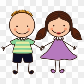 Transparent Children Holding Hands Clipart - Vector Graphics, HD Png Download - girl icon png