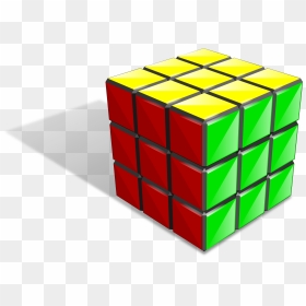 3d Cube Clipart - Rubiks Kube 3d Art, HD Png Download - 3d cube png