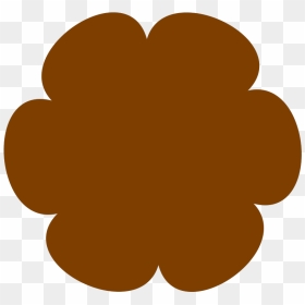Brown Flower 3 Svg Clip Arts - Cupcake, HD Png Download - flowers clipart png