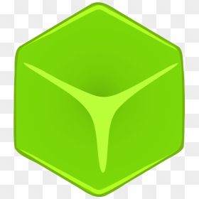 Green 3d Cube Svg Clip Arts - Cube Vert Png, Transparent Png - 3d cube png