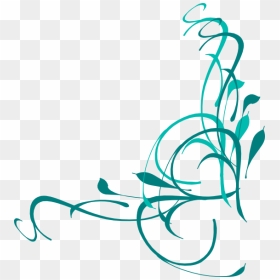 How To Set Use Floral Swirls Svg Vector , Png Download - Png Flower Swirl, Transparent Png - swirl vector png