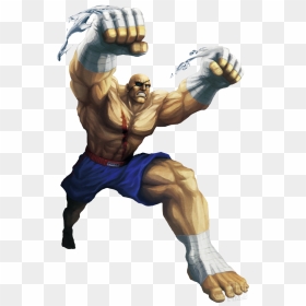 Street Fighter Sagat, HD Png Download - fart cloud png