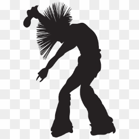 Silhouette, Hair, Microphone, Band, Rocker, Singer - Singer Band Silhouette, HD Png Download - singer silhouette png
