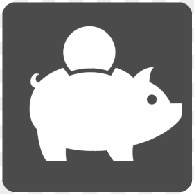 White Money Saving Icon, HD Png Download - donate icon png