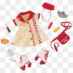 Today"s Special Waitress Uniform For 18-inch Dolls - Our Generation Diner Set Outfit, HD Png Download - waitress png