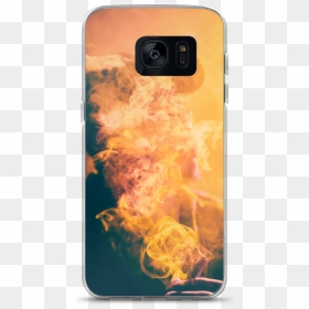 Vivid Smoke Samsung Case - Color Smoke Man, HD Png Download - orange smoke png