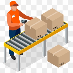 Warehouse Manager Vector , Png Download - Illustration Warehouse Png, Transparent Png - warehouse icon png