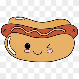 #hotdog #kawaii #emoji #cute #sticker#freetoedit #ftestickers - Cute Hot Dog Emoji, HD Png Download - kawaii faces png