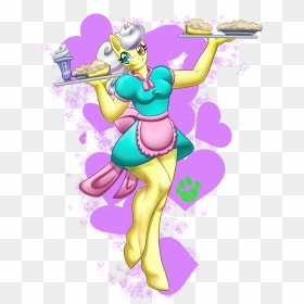 Lemon Meringue The Waitress - Cartoon, HD Png Download - waitress png