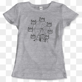 Kpop T Shirts, HD Png Download - basquiat crown png