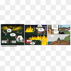 Cartoon, HD Png Download - cartoon flame png