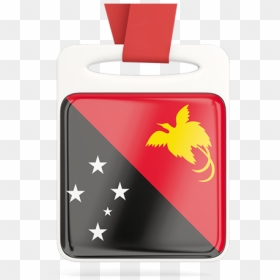 Card With Ribbon - Melanesian Flag, HD Png Download - new ribbon png