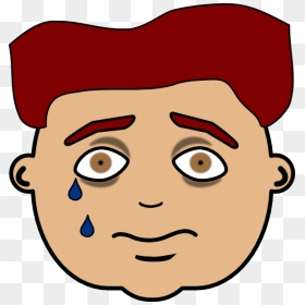 Sad Face Clip Art Clipart Clipart - Sad Face With Tears Clipart, HD Png Download - frowny face png