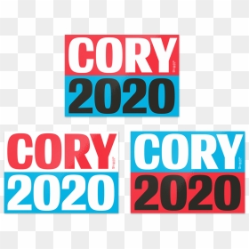 Cory 2020 Bumper Stickers - Cory Booker Campaign Logo, HD Png Download - png stickers