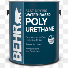 Behr Pro Interior Water-based Polyurethane Can Image - Box, HD Png Download - water puddle png
