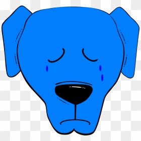 Cartoon Dog Face, HD Png Download - sad mouth png