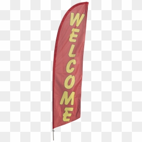 Welcome Customers With Our Yellow On Red "welcome - Carmine, HD Png Download - welcome banner png