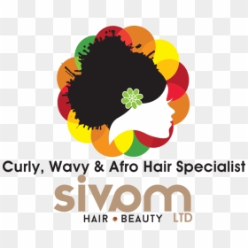 Sivam Hair Logo - Afro Hair Logo, HD Png Download - hair logo png