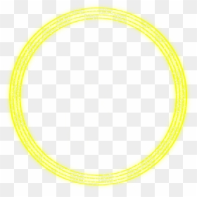 Neon Round Yellow Freetoedit Circle Frame Border Geomet - Circle, HD Png Download - neon frame png