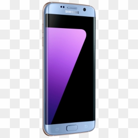 Galaxy S7 Edge Blue Coral - Samsung S8 Edge Blue, HD Png Download - samsung galaxy s7 png