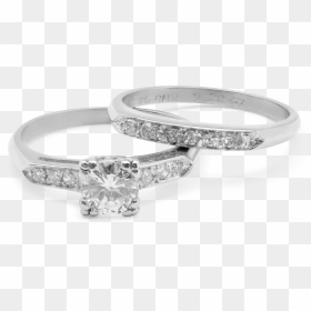 Engagement Clipart Vintage Wedding Ring - Wedding Ring, HD Png Download - wedding ring clipart png