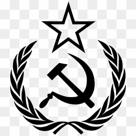 Hammer And Sickle Wreath, HD Png Download - lenin png